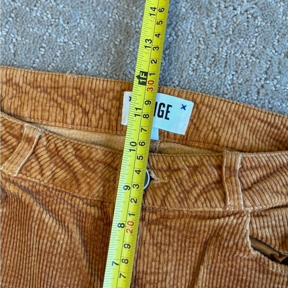 Paige Jeans Corduroy Hoxton Ankle Pants Marigold Women's Size 30 - Picture 13 of 15
